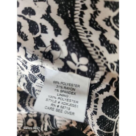 J32  My Collection 1 button blazer with black n white floral print lining - Picture 7 of 10
